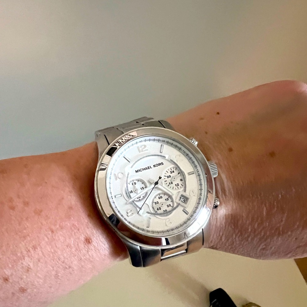 Michael Kors silver watch